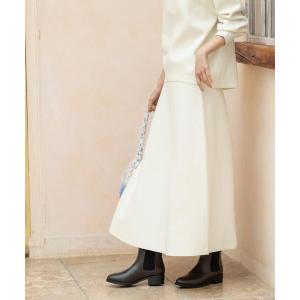 ニットフレアスカート（洗濯機OK）