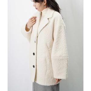コート アウター LC/LLL シングルコクーンコート レディース
