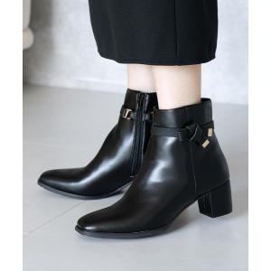 ブーツ ノットリボン2WAYショートブーツ(204-57130)JELLY BEANS(ジェリービーンズ) レディース