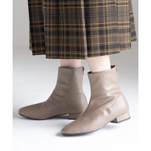 ブーツ バックファスナーストレッチショートブーツ(210-57390)JELLY BEANS(ジェリービーンズ) レディース