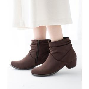 ブーツ スエードルーズショートブーツ(211-57358)JELLY BEANS(ジェリービーンズ) レディース