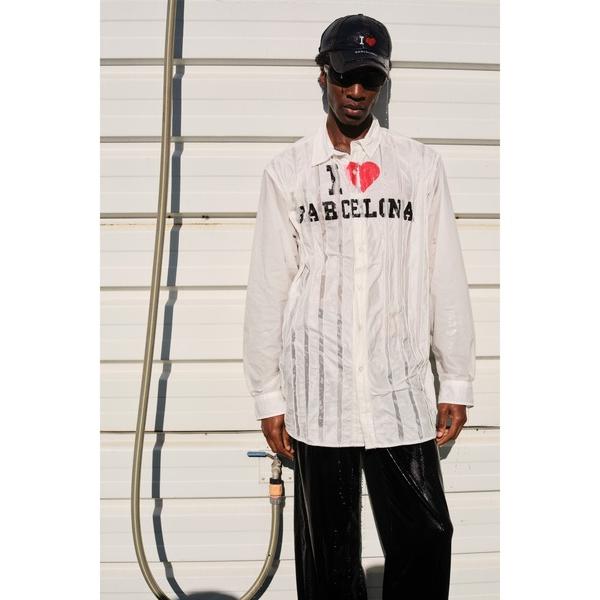 シャツ 「Desigual×BOTTER」プリントパネルオーバーサイズシャツ メンズ