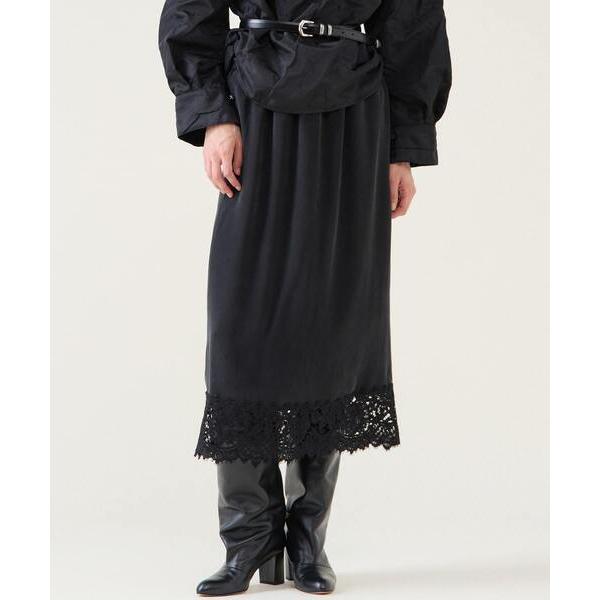 スカート キュプラリバーレーススカート（セットアップ可）