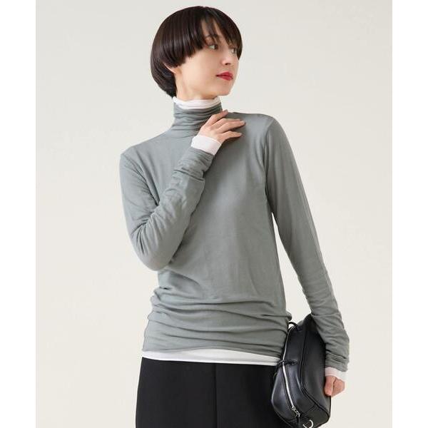 tシャツ カシミアシルクシアーインナー レディース