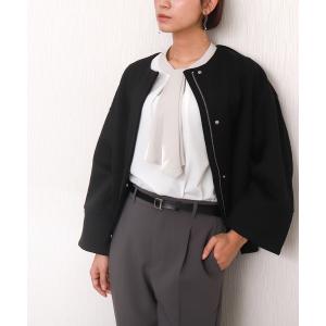 H.TOKYO ジャケット ノーカラージャケット コインボタン ノーカラー