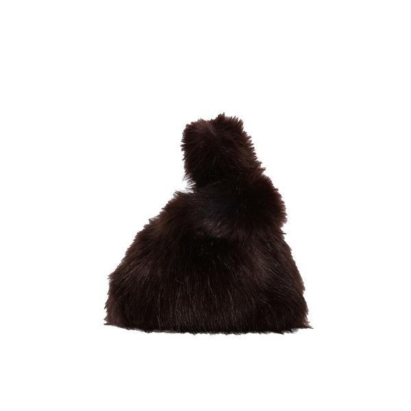 MSGM MSGM Faux Fur Mini Bag ハンドバッグ