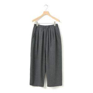ウールワイドイージーパンツ レディース