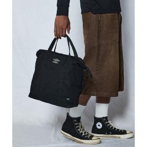 トートバッグ 「umbro/アンブロ」刺繍＆プリント 2WAY キャンバストートバッグ メンズ レディース