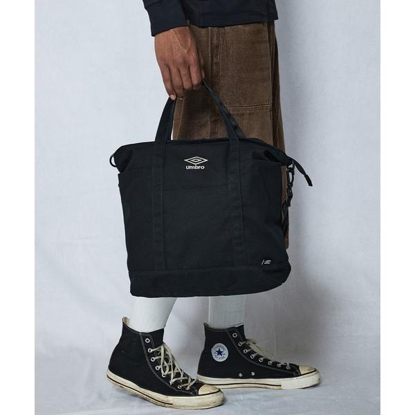 トートバッグ 「umbro/アンブロ」刺繍＆プリント 2WAY キャンバストートバッグ メンズ レデ...