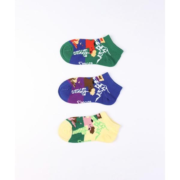 靴下 S'more/Forest Animal Pack Socks 3P (SS) キッズ 子供