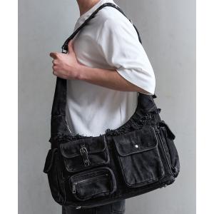 ショルダーバッグ 「CLEL」Fringe/Basic Denim Shoulder Bag / フリンジ/ベーシック デニムショルダーバッグ
