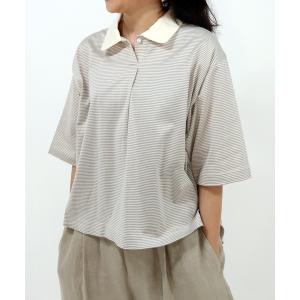 「haupia」 半袖カットソー MEDIUM ブラウン レディース