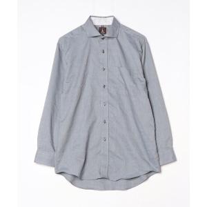 「marie claire」 長袖シャツ - ネイビー メンズ