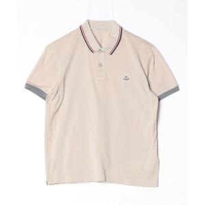 「MONCLER」 半袖ポロシャツ - ベージュ メンズ