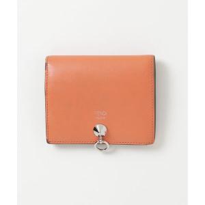 「FENDI」 財布 - オレンジ レディース