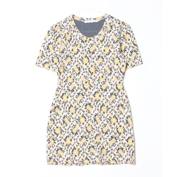 「by muni:r」 半袖ワンピース FREE アイボリー レディース