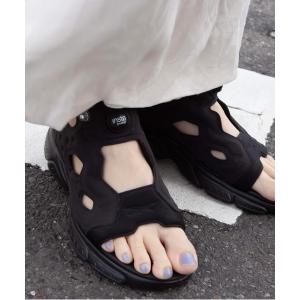 「Reebok」 サンダル 25.0cm ブラッ...の商品画像