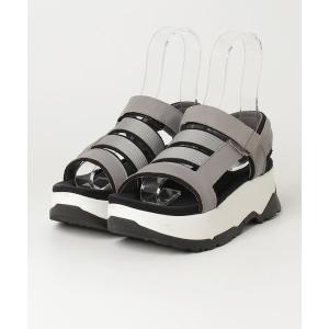 「Teva」 フラットサンダル 23cm グレー レディース