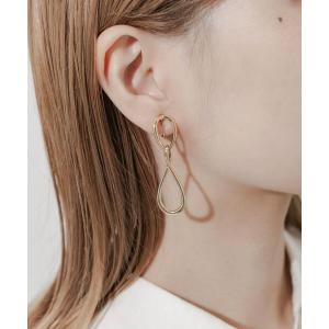 イヤリング メタルドロップデザインイヤリング レディースの買取情報