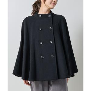 ポンチョ 「NARACAMICIE」ウールポンチョコート レディース