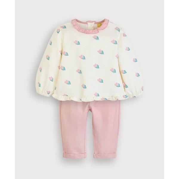 セットアップ 「セットアップ」ラブレット長袖トップス＆パンツ キッズ 子供服 男の子 女の子