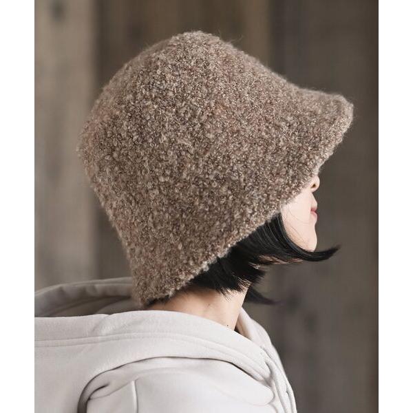 帽子 ハット ＭＩＸブークレヤーンハット レディース