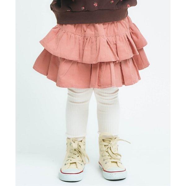 スカート 「スカッツ」ティアードインパンツ付きスカート_ジュニア対応 キッズ 子供服 女の子