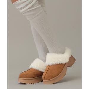 スリッポン 「撥水加工付」3.3 Field Trip／ムートンスリッポン レディース