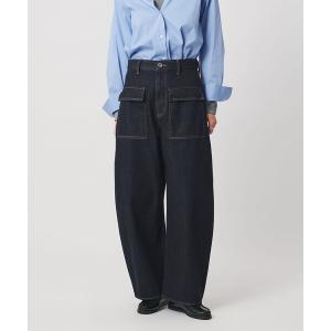 ジーンズ デニム デニムパンツ フラップポケット デニムパンツ レディース