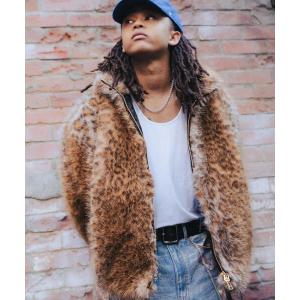 ブルゾン アウター FR(13)NDS /フレンズ/Fur Stand Leopard BZ メンズ レディース