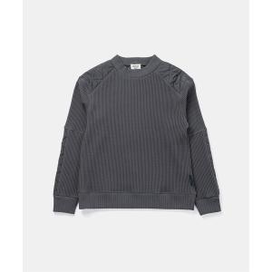トレーナー スウェット 「 日本製・ワッフルシャツ 」Jackman X Lavenham Waffle Armored Midneck Mens / ジャックマン ワッフル アーマード ミッドネック…
