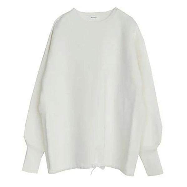 ニット セーター ウエハースニットドローコードプルオーバー レディース