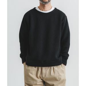 tシャツ ホットレイワッフルクルーネックプルオーバー メンズ