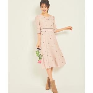 「LAISSE PASSE」 半袖ワンピース SMALL ベージュ レディース