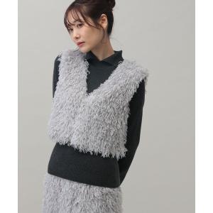 「GLOBAL WORK」 ノースリーブトップス LARGE ライトグレー レディース