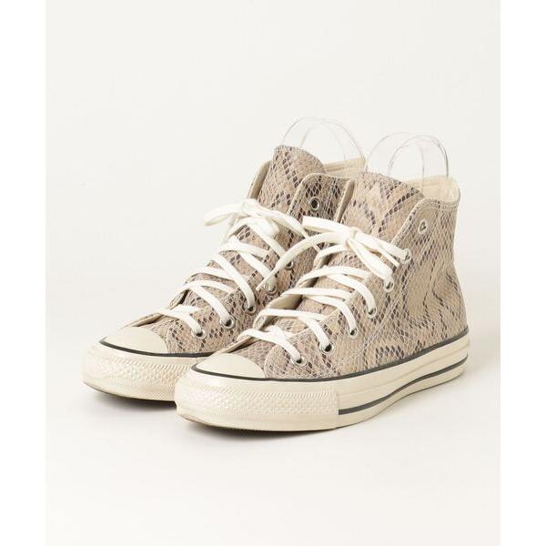 「CONVERSE」 ハイカットスニーカー 23.5cm ベージュ レディース