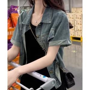 「SPIGA」 半袖シャツ X-LARGE ブルー レディース