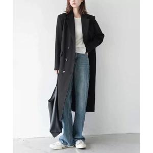 ジャケット テーラードジャケット ダブルブレスト ロングジャケット レディース レディース