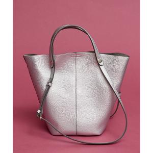 トートバッグ ダブルハンドル　バケットトートバッグ レディース