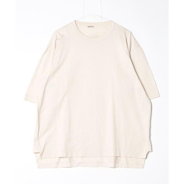 「AURALEE」 半袖Tシャツ 5 ベージュ メンズ
