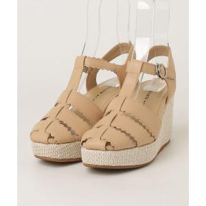 「tsumori chisato WALK」 ヒールサンダル 22.5cm ベージュ レディース