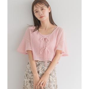 「mysty woman」 半袖ニット FREE...の商品画像