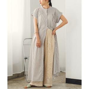 「lil nina」 半袖ワンピース FREE オフホワイト レディース