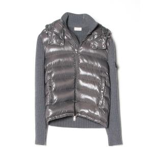 「MONCLER」 ダウンジャケット - グレー メンズ