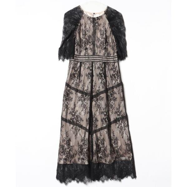 「Dorry Doll」 半袖ワンピース L ブラック レディース