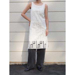 「CHAROL」 ノースリーブワンピース FREE ホワイト レディース