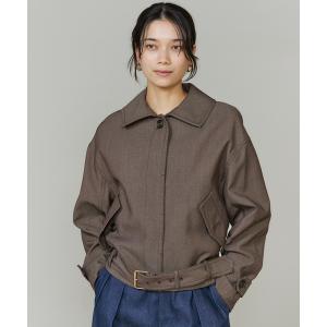 ブルゾン アウター 「三尋木奈保コラボ」ウールコットンカルゼ カーヴィブルゾン「WEB限定カラー」 レディース