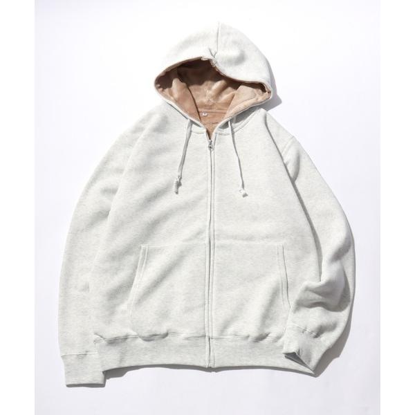 パーカー 裏シャギーボア 無地スウェットジップアップパーカー レディース レディース メンズ