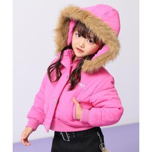 ブルゾン アウター フード ファー 付 中綿 ブルゾン「ジュニアお揃い」 キッズ 子供服 女の子