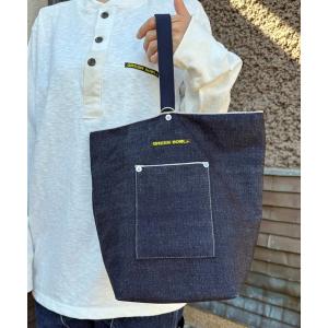 ハンドバッグ グリーンボウル「GREEN BOWL」Denim Pouch